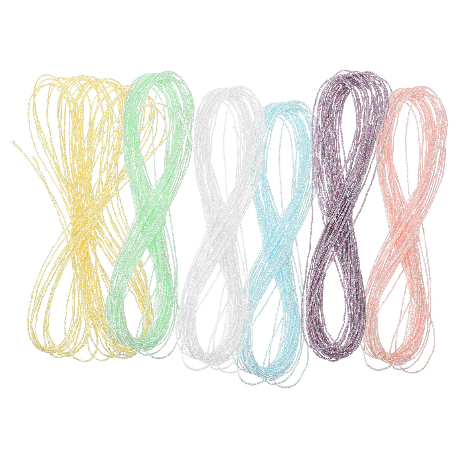Sewing Roll - 6 Rolls Colored Embroidery Thread Kit