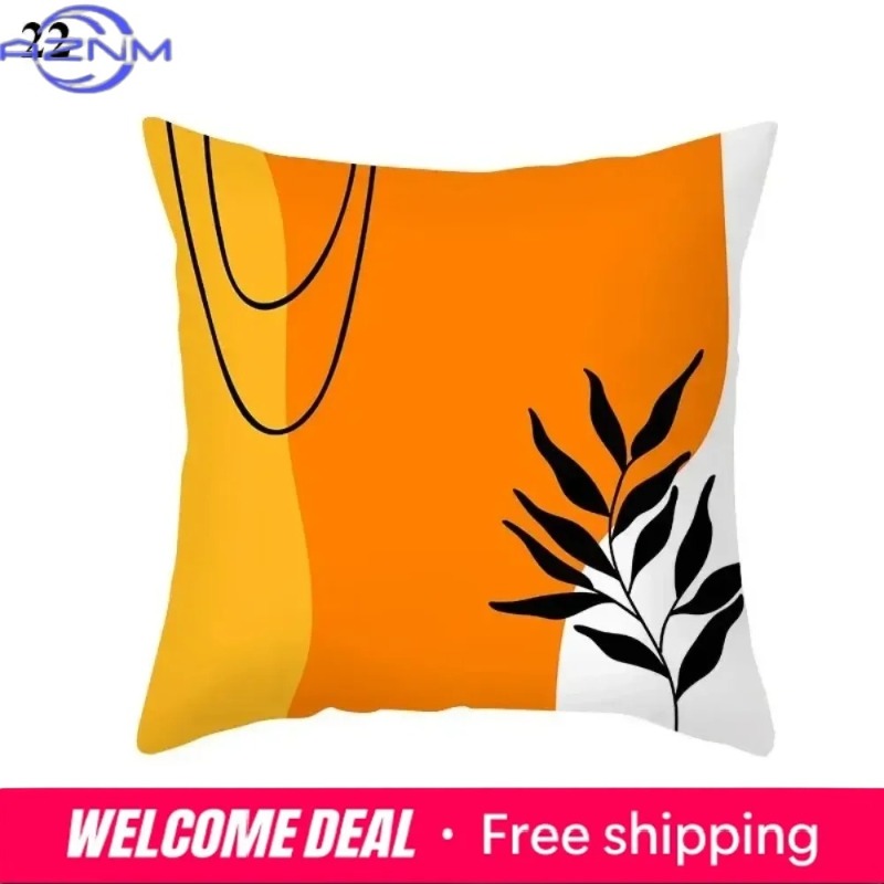 Boho Orange Abstract Cushion C - Century Textile & Sewing Supply Saskatoon Sk recension och pris