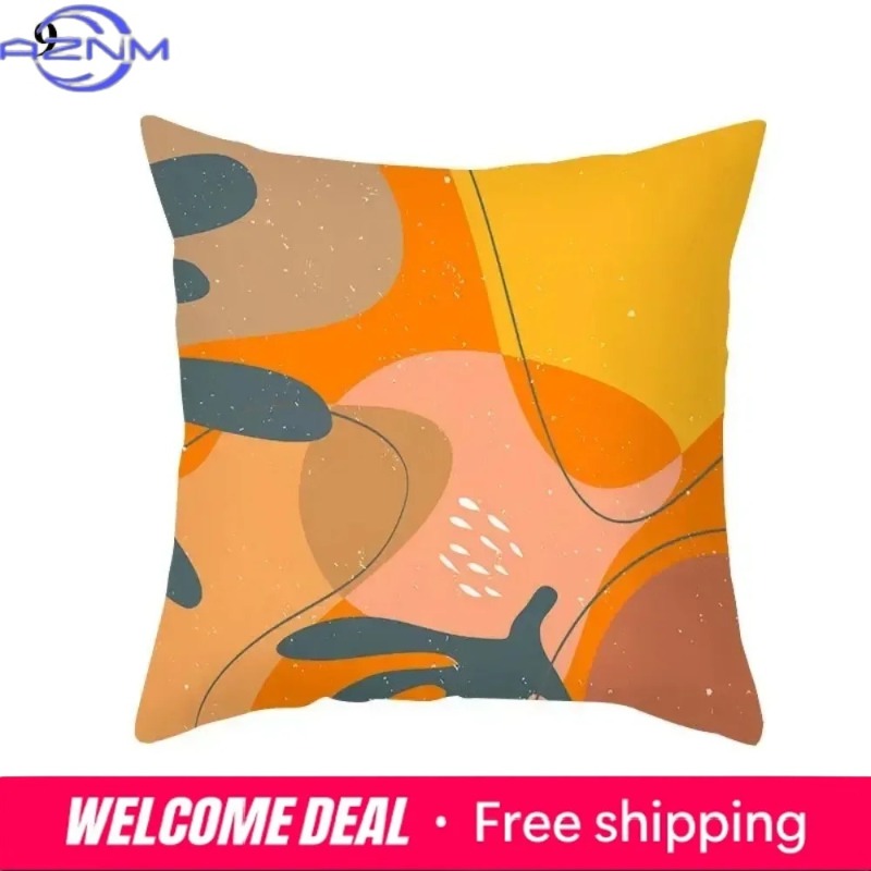 Boho Orange Abstract Cushion C - Century Textile & Sewing Supply Saskatoon Sk recension och pris