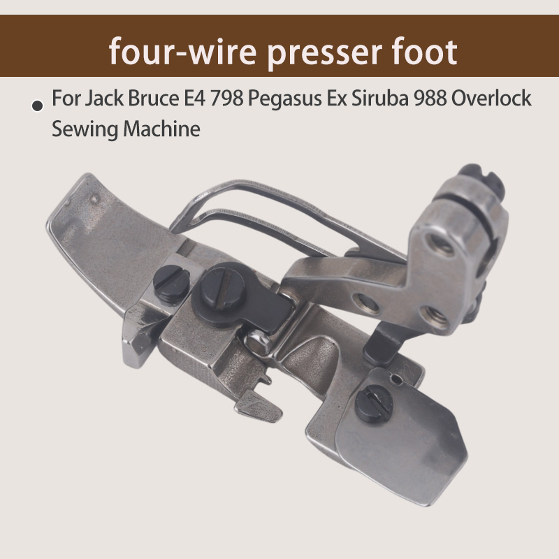 1PCS Four-Thread Presser Foot  - Sewing Machine Yarn recension och pris