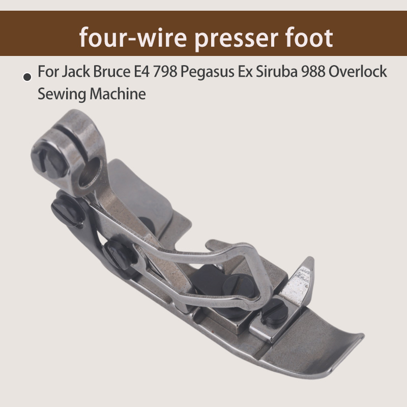 1PCS Four-Thread Presser Foot  - Sewing Machine Yarn recension och pris