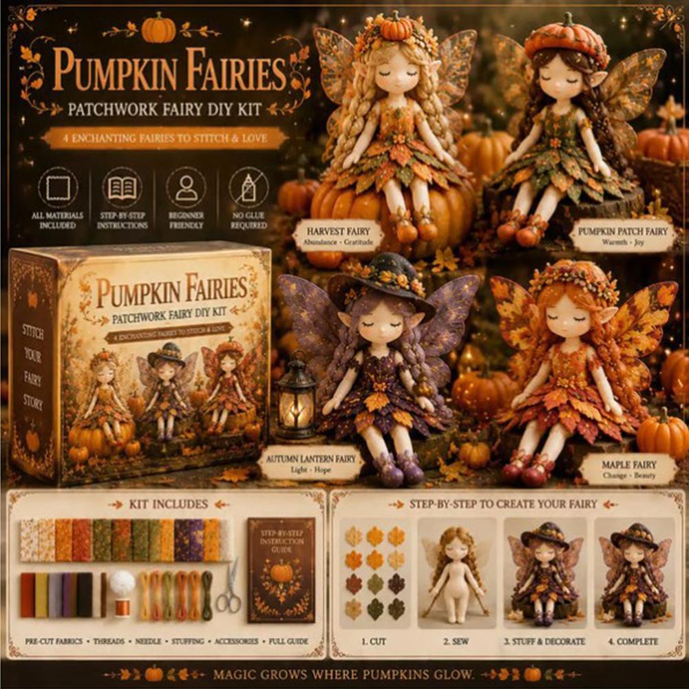 DIY Fairy Patchwork Sewing Kit - Is Sewing Textile Art recension och pris