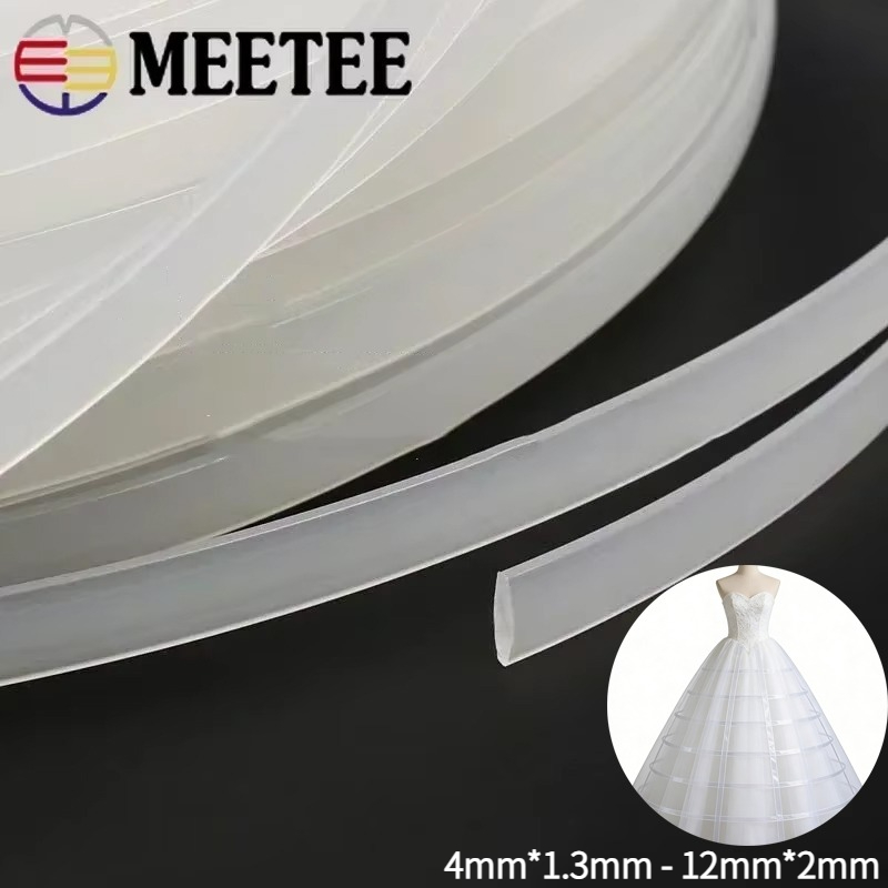 5Meters Meetee Clear Plastic C - Textile Sewing Support recension och pris