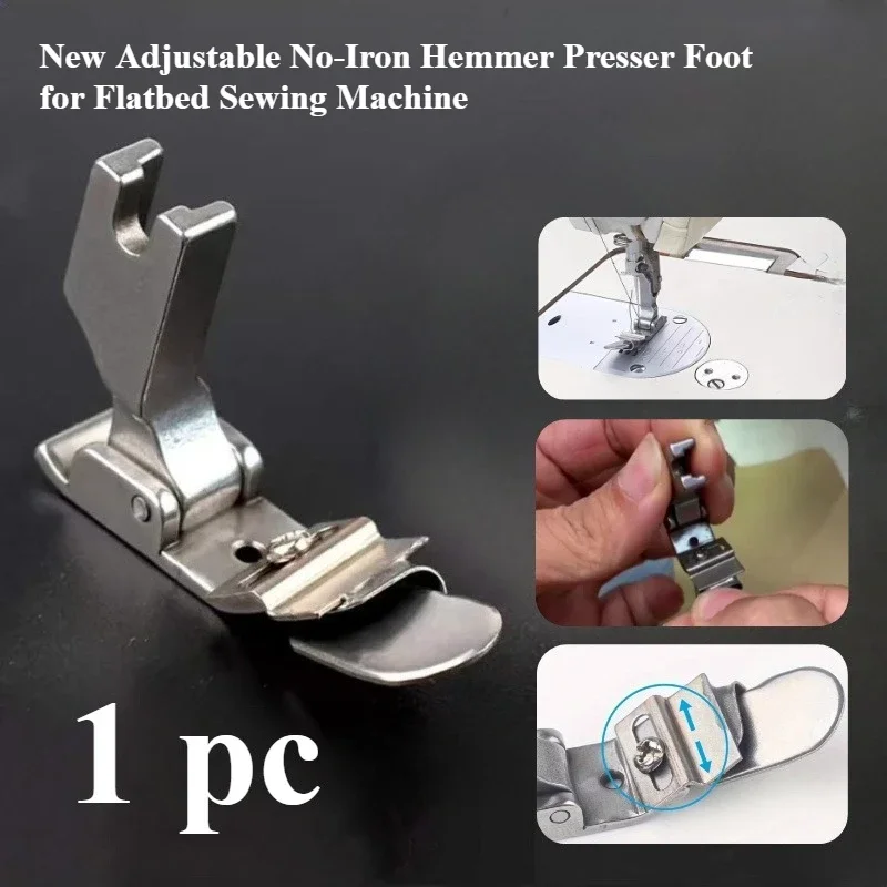 Adjustable No-Iron Hemmer Foot - Textile Sewing Machines recension och pris