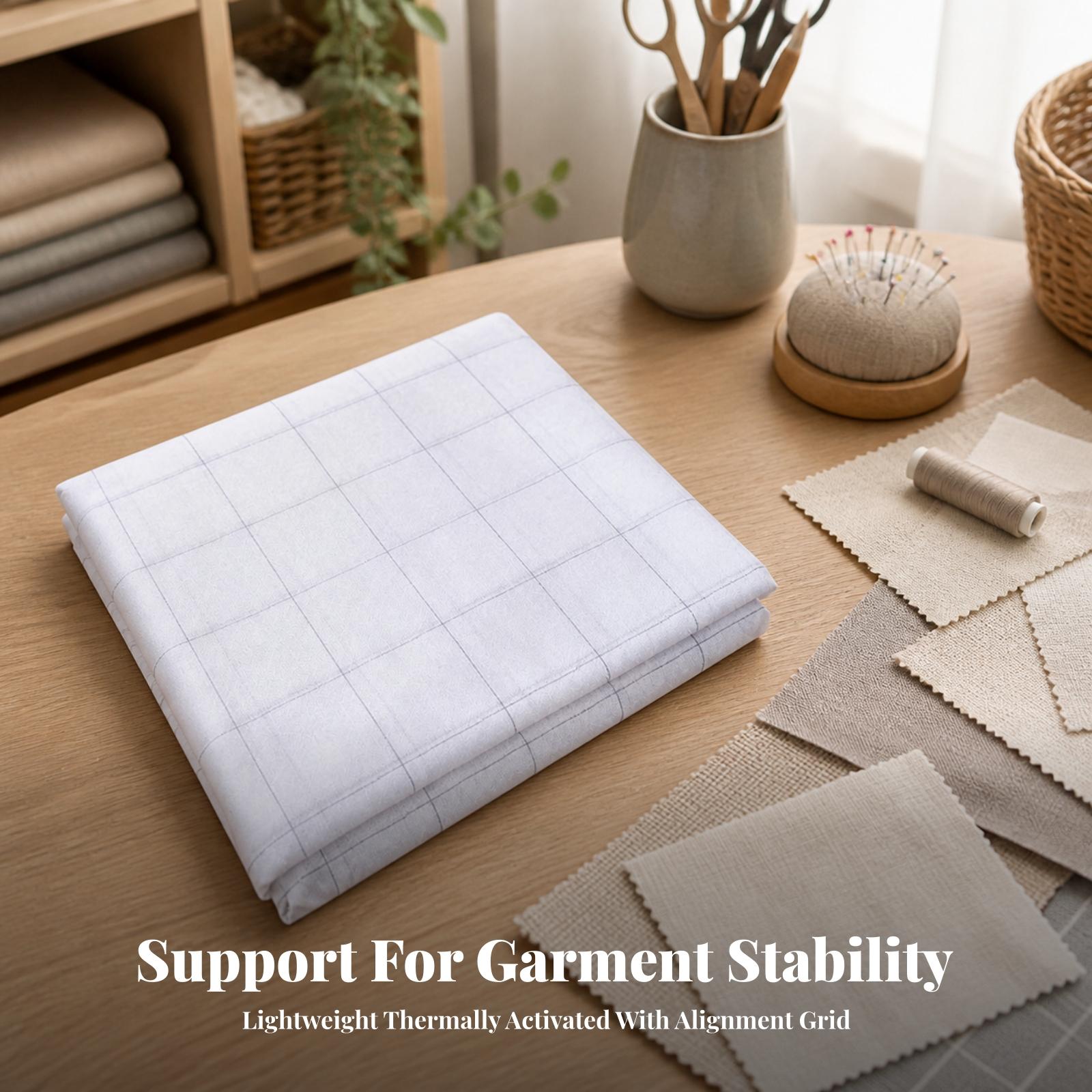 Iron on Interlining Fabric Non - Textile Sewing Support recension och pris