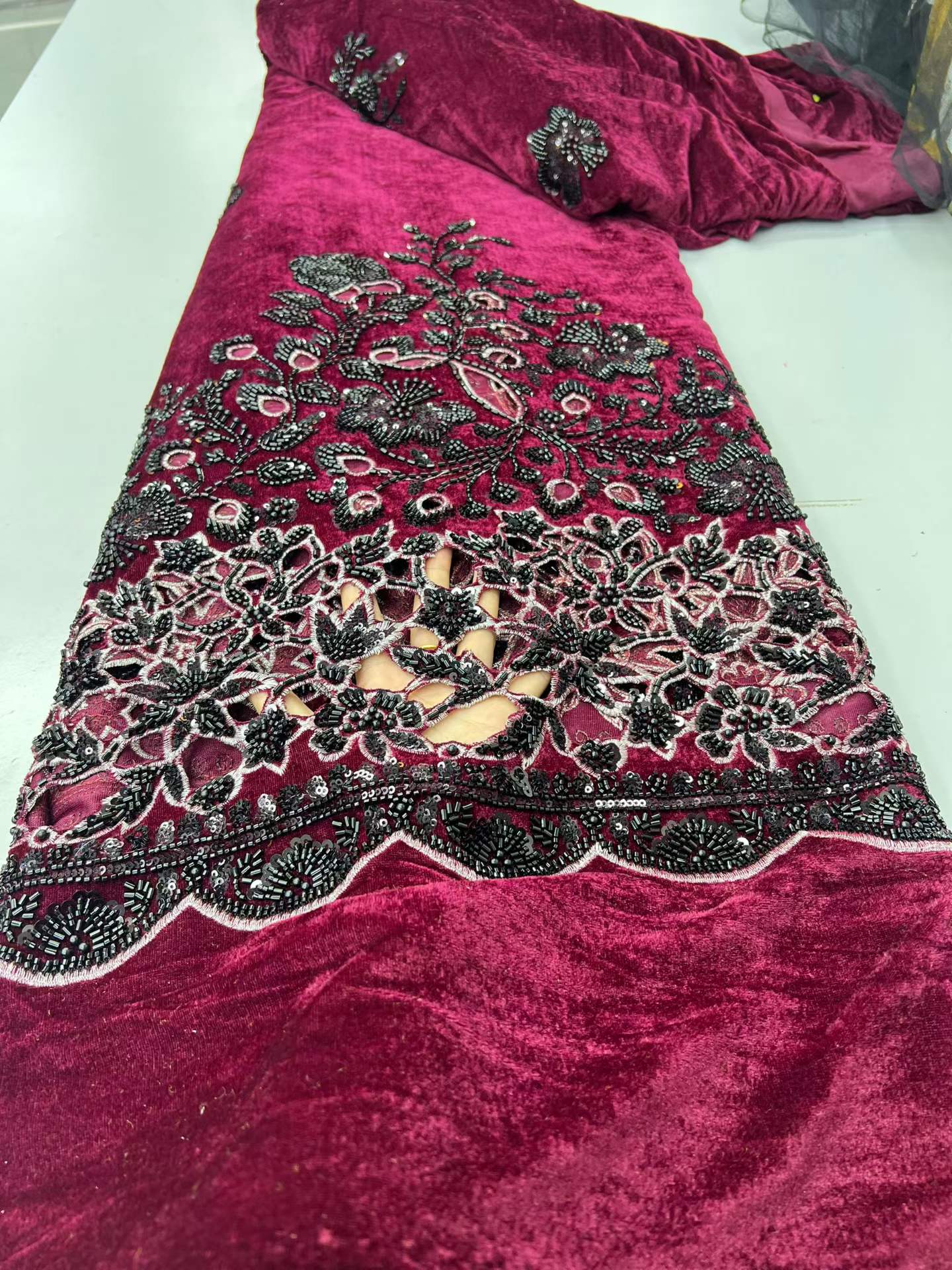 2026 African Nigerian Velvet L - Sewing Velvet Fabric recension och pris
