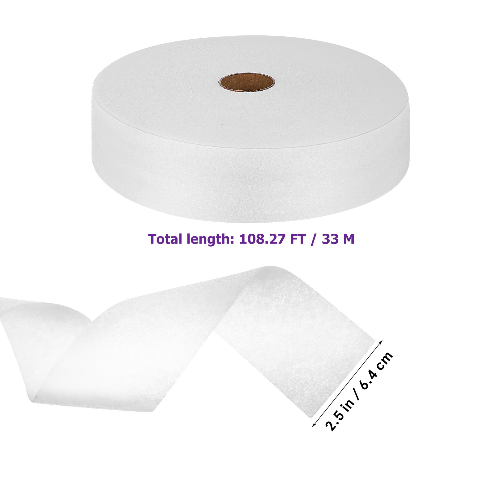 2 Rolls Nonwoven Batting Roll  - Sewing Roll recension och pris