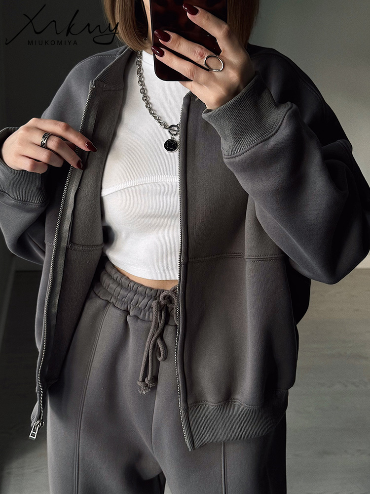 Warm Suit For Women Sweatpants - Sewing Velvet Fabric recension och pris