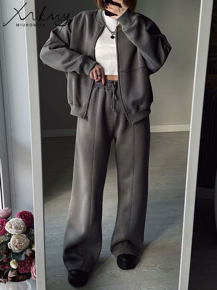 Warm Suit For Women Sweatpants - Sewing Velvet Fabric recension och pris