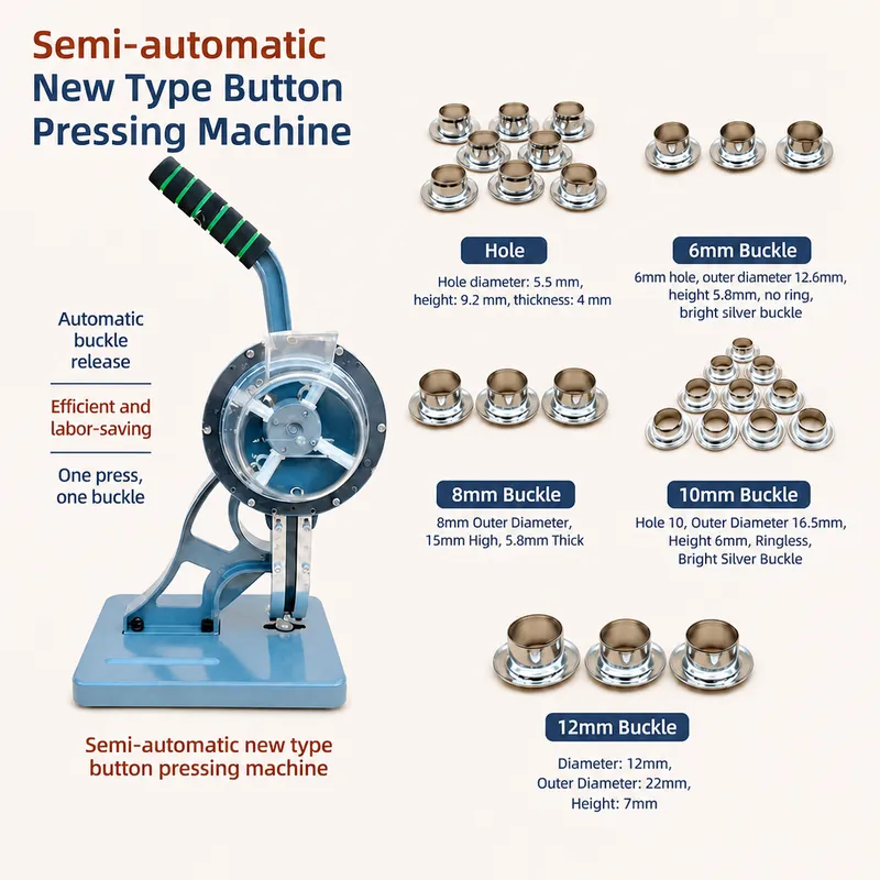 Semi Automatic Buttonhole Mach - Sewing Machine In Textile recension och pris